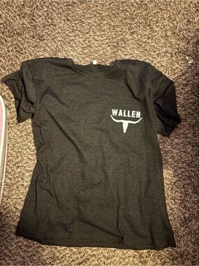 Morgan Wallen Graphic Tee in Dark Gray